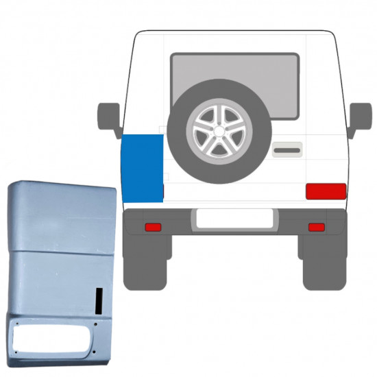 Painel de reparação do canto traseiro para Mercedes G-Class 1979- / Esquerdo 5413
