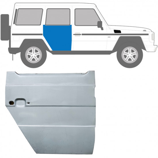 Painel de reparação alta das portas traseiras para Mercedes G-Class 1979- / Direito 5415