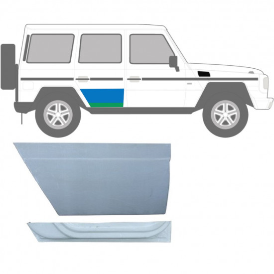 Painel de reparação interna e externa das portas traseiras para Mercedes G-Class 1979- / Direito / Conjunto 9467