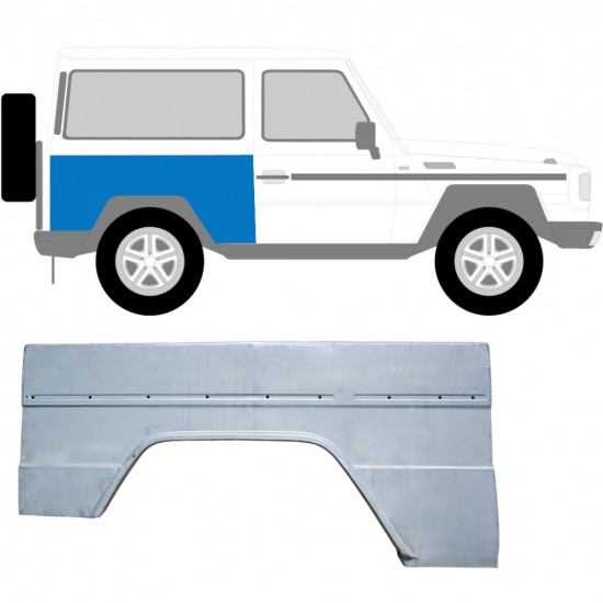 Painel de reparação do guarda-lamas traseiro para Mercedes G-Class 1979- / Direito 5080