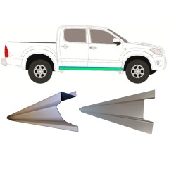 Painel de reparação interna e externa da soleira para Toyota Hilux 2005-2015 / Esquerda = Direita (simétrico) / Conjunto 11460