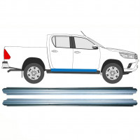 Painel de reparação da soleira para Toyota Hilux 2015- / Esquerda = Direita (simétrico) / Conjunto 10140