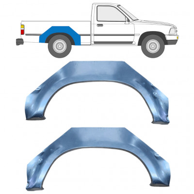 Painel de reparação do guarda-lamas traseiro para Toyota Hilux / VW Taro 1988-1997 / Esquerda+Direita / Conjunto 9295