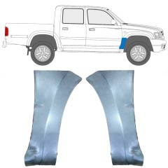 Painel de reparação do guarda-lamas dianteiro para Toyota Hilux 1998-2005 / Esquerda+Direita / Conjunto 10068