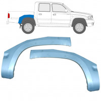 Painel de reparação do guarda-lamas traseiro para Toyota Hilux 2001-2005 / Esquerda+Direita / Conjunto 9932