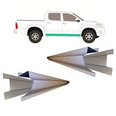 Painel de reparação interna e externa da soleira para Toyota Hilux 2005-2015 / Esquerda+Direita / Conjunto 11461