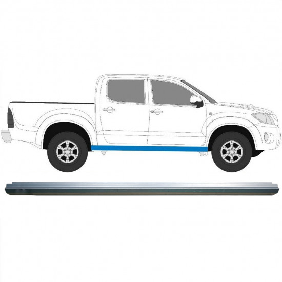 Painel de reparação da soleira para Toyota Hilux 2005-2015 / Esquerda = Direita (simétrico) 7074