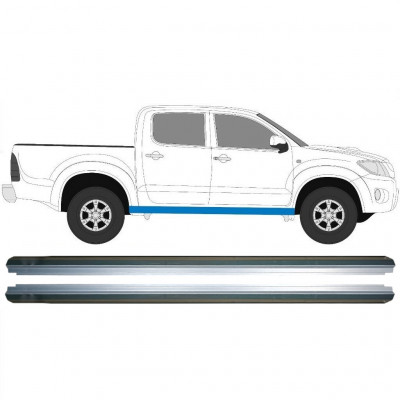 Painel de reparação da soleira para Toyota Hilux 2005-2015 / Esquerda = Direita (simétrico) / Conjunto 9576