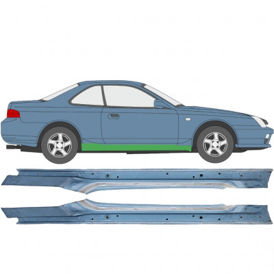 Soleira completa para Honda Prelude 1992-1996 / Esquerda+Direita / Conjunto 9198