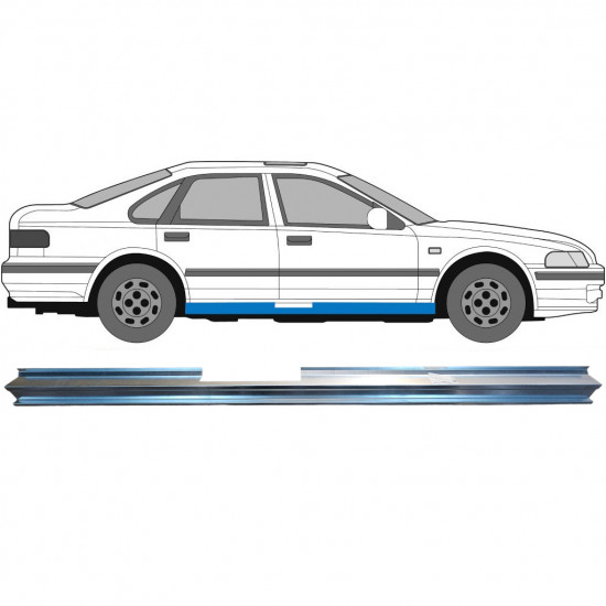 Painel de reparação da soleira para Honda Accord 1993-1998 / Direito 5888