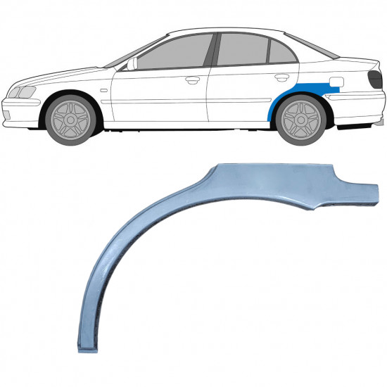 Painel de reparação do guarda-lamas traseiro para Honda Accord 1998-2002 / Esquerdo 5264