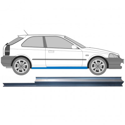 Painel de reparação da soleira para Honda Civic 1995-2001 / Direito 6632