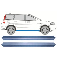 Painel de reparação da soleira para Honda HR-V 1999-2006 / Esquerda = Direita (simétrico) / Conjunto 11281