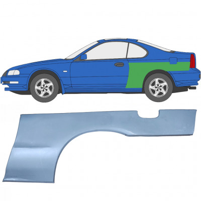 Painel de reparação do guarda-lamas traseiro para Honda Prelude 1992-1997 / Esquerdo 5646