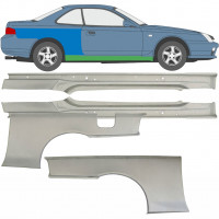 Soleira completa com reparação de guarda-lamas traseiro para Honda Prelude 1996-2001 / Esquerda+Direita / Conjunto 9533