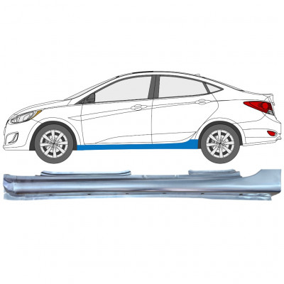 Soleira completa para Hyundai Accent 2010- / Esquerdo 12800