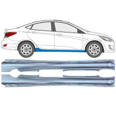 Soleira completa para Hyundai Accent 2010- / Esquerdo / Direito / Conjunto 12801