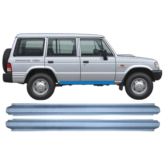 Painel de reparação da soleira para Hyundai Galloper 1991-2003 / Esquerda+Direita / Conjunto 11367