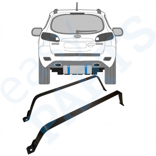 Abraçadeira do tanque de combustível para Hyundai Santa Fe 2006-2012 9310