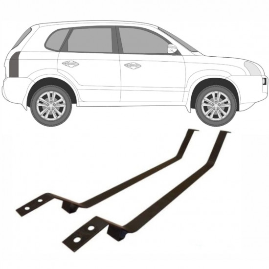 Abraçadeira do tanque de combustível para Hyundai Tucson 2004-2010 6665