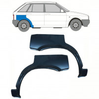 Painel de reparação do guarda-lamas traseiro para Seat Ibiza 1984-1993 / Esquerda+Direita / Conjunto 10741