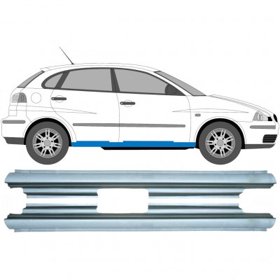 Painel de reparação da soleira para Seat Ibiza Cordoba 2002-2008 / Esquerda+Direita / Conjunto 9809