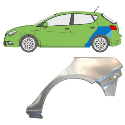 Painel de reparação do guarda-lamas traseiro para Seat Ibiza 2008-2017 / Esquerdo 14608