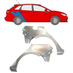 Painel de reparação do guarda-lamas traseiro para Seat Ibiza 2008-2017 / Esquerda+Direita / COMBI / Conjunto 14609