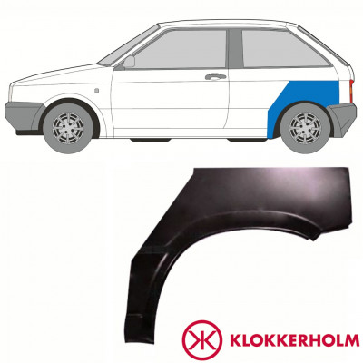 Painel de reparação do guarda-lamas traseiro para Seat Ibiza 1984-1993 / Esquerdo 10737