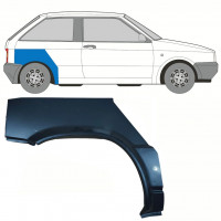 Painel de reparação do guarda-lamas traseiro para Seat Ibiza 1984-1993 / Direito 10736