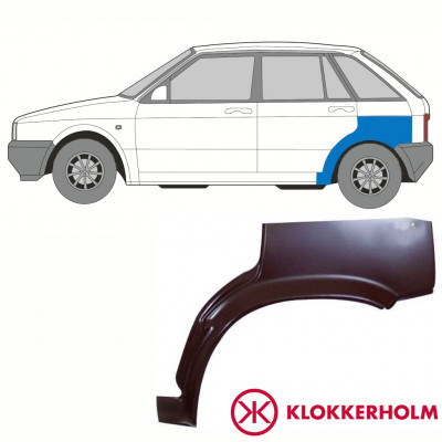 Painel de reparação do guarda-lamas traseiro para Seat Ibiza 1984-1993 / Esquerdo 10740