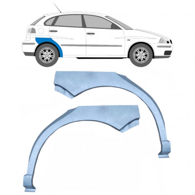 Painel de reparação do guarda-lamas traseiro para Seat Ibiza Cordoba 2002-2008 / Esquerda+Direita / Conjunto 9232