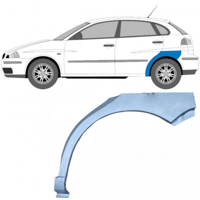 Painel de reparação do guarda-lamas traseiro para Seat Ibiza Cordoba 2002-2008 / Esquerdo 5030