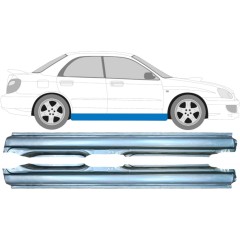 Soleira completa para Subaru Impreza GD GG 2000-2007 / Esquerda+Direita / Conjunto 9157