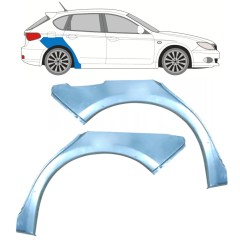 Painel de reparação do guarda-lamas traseiro para Subaru Impreza GH GR 2007-2013 / Esquerda+Direita / Conjunto 9966