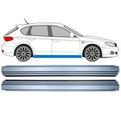 Painel de reparação da soleira para Subaru Impreza GH GR 2007-2013 / Esquerda+Direita / Conjunto 10553