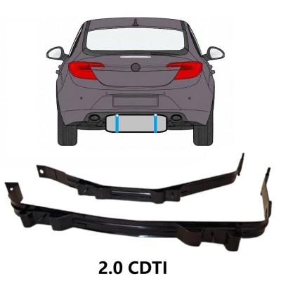 Abraçadeira do tanque de combustível para Opel Insignia 2008-2017 17019