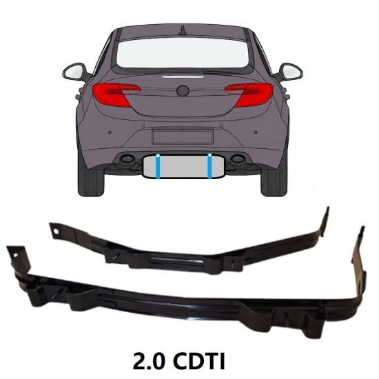 Abraçadeira do tanque de combustível para Opel Insignia 2008-2017 17019