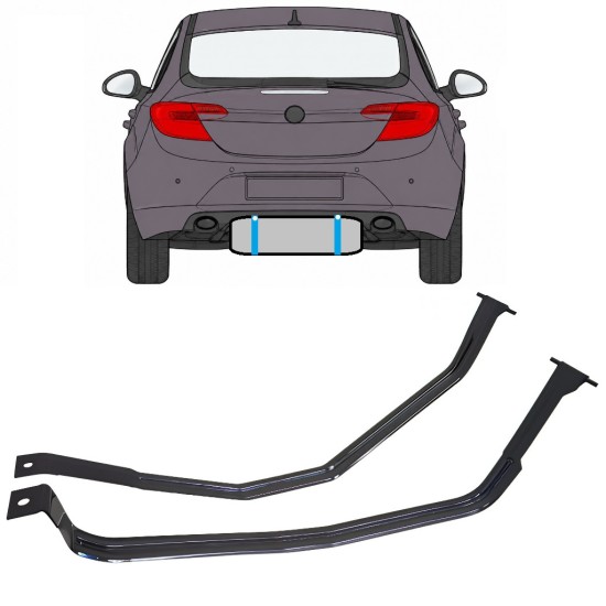 Abraçadeira do tanque de combustível para Opel Insignia 2008-2017 17020