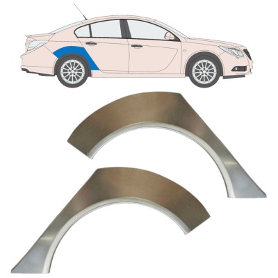 Painel de reparação do guarda-lamas traseiro para Opel Insignia 2008-2017 / Esquerda+Direita / Conjunto 15045