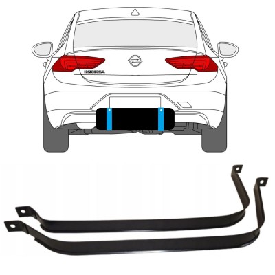 Abraçadeira do tanque de combustível para Opel Insignia 2017-2022 15115