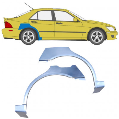 Painel de reparação do guarda-lamas traseiro para Lexus IS 200 1998-2005 / Esquerda+Direita / Conjunto 10014