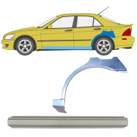 Painel de reparação da soleira com guarda-lamas traseiro para Lexus IS 200 1998-2005 / Esquerdo / Conjunto 10314