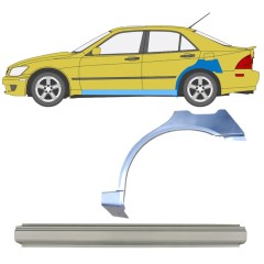 Painel de reparação da soleira com guarda-lamas traseiro para Lexus IS 1998-2005 / Esquerdo / Conjunto 10314