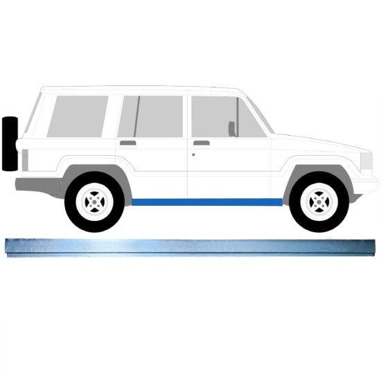 Painel de reparação interna da soleira para Isuzu Trooper 1983-2005 / Esquerda = Direita (simétrico) 16124
