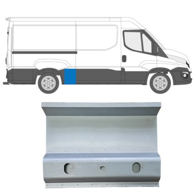 Painel de reparação lateral para Iveco Daily 2014- / Esquerda = Direita (simétrico) 14709