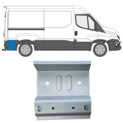 Painel de reparação lateral para Iveco Daily 2014- / Esquerda = Direita (simétrico) 14711