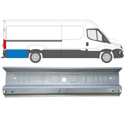 Painel de reparação lateral para Iveco Daily 2014- / Esquerda = Direita (simétrico) 14713