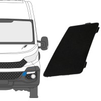 Tampas do para-choque dianteiro para Iveco Daily 2014-2019 / Esquerdo 16242