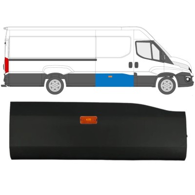 Moldura da porta deslizante com Luz para Iveco Daily 2014-2019 / Direito / Conjunto 16656